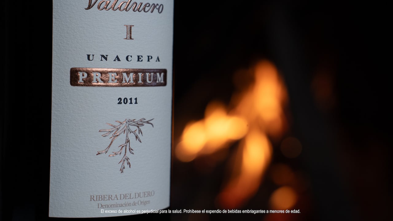 Botella de Valduero Unacepa Premium.