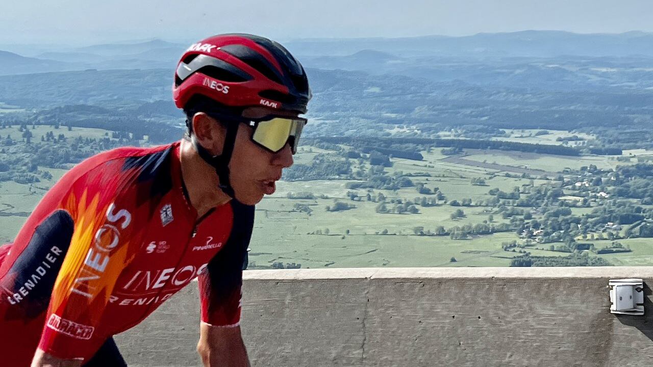 Egan estuvo este viernes en el reconocimiento oficial del Puy de Dome