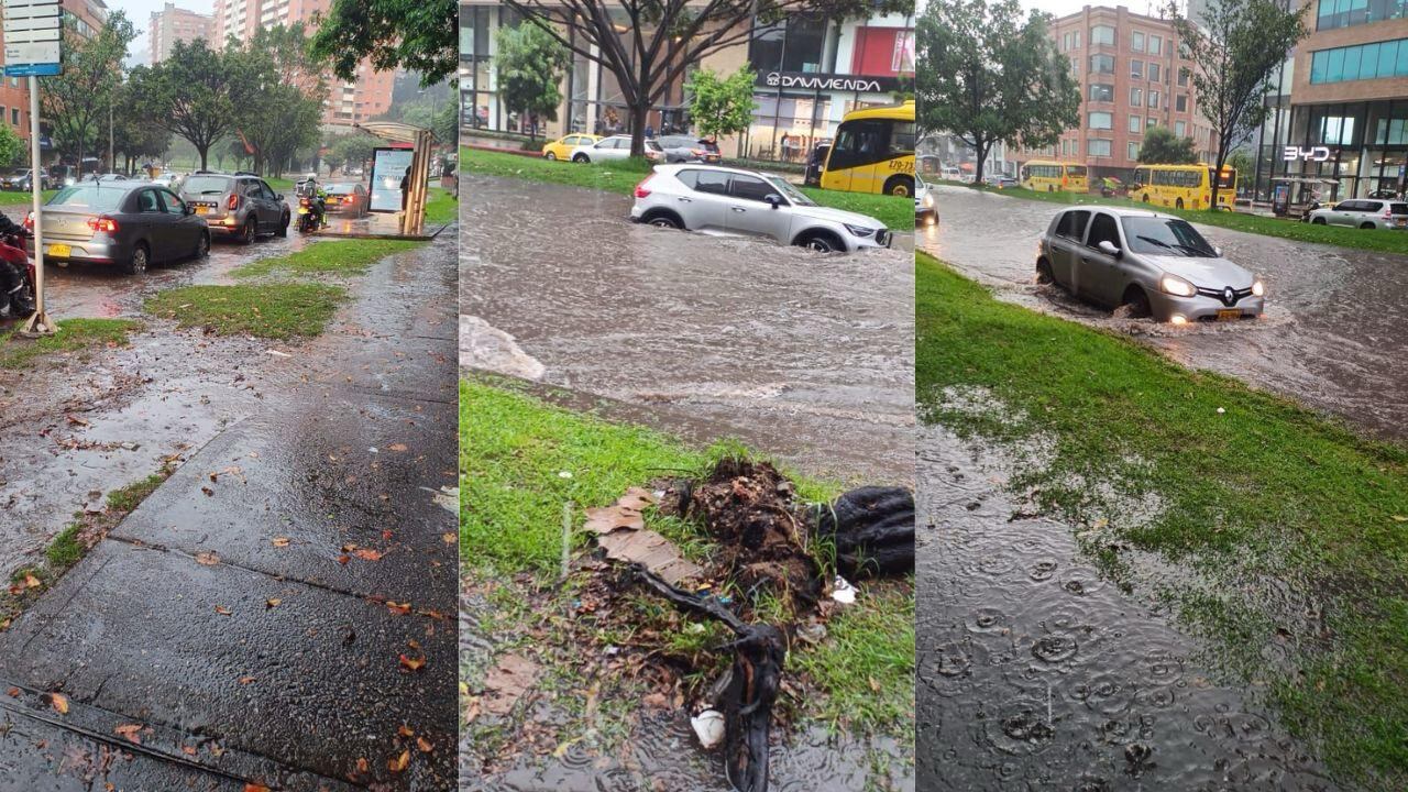 Hay varias emergencias en Bogotá por las lluvias.