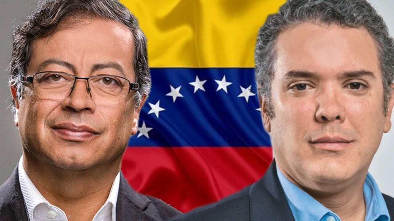 Gustavo Petro e Iván Duque