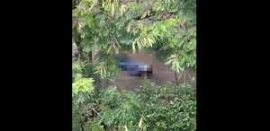 Uno de los ladrones fue abatido en un cruce de disparos con la Policía.