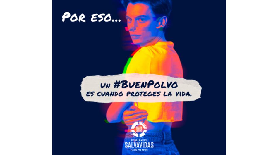 "Buen polvo": campaña de la Alcaldía de Medellín para asegurar las citas a ciegas.
