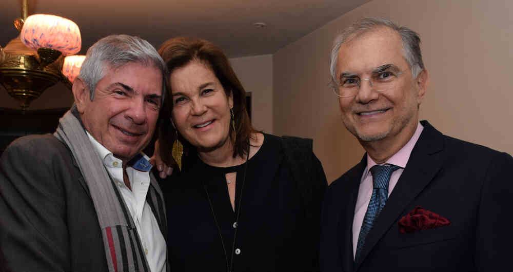 Jorge Hernán Peláez, Cuqui Santo Domingo y Alberto Preciado.