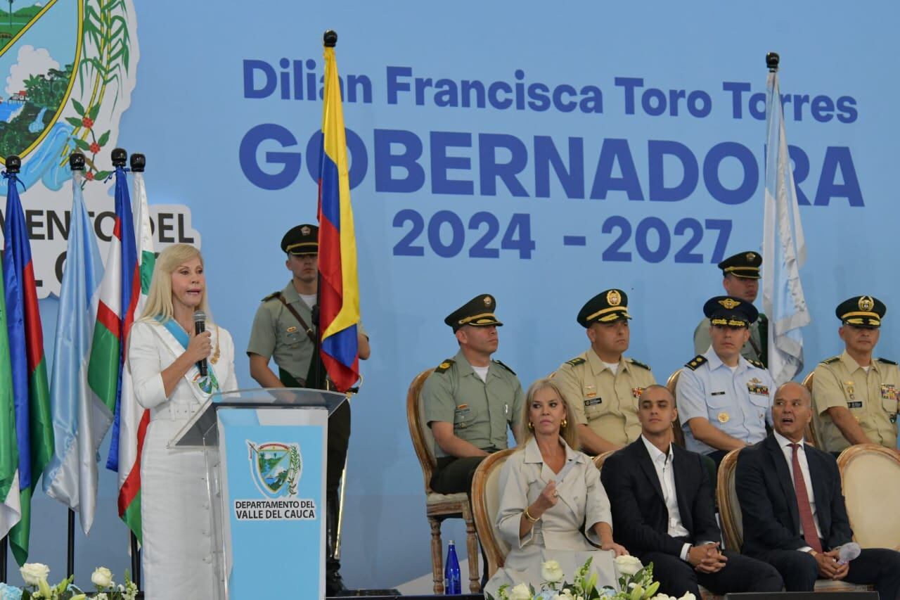 Posesión de la nueva gobernadora del Valle Dilian Francisca Toro