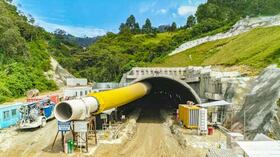 El segundo tubo del túnel de Occidente contará con nueve galerías de servicio, tres vehiculares y seis peatonales, que se conectarán con el túnel existente. Foto: Mintransporte