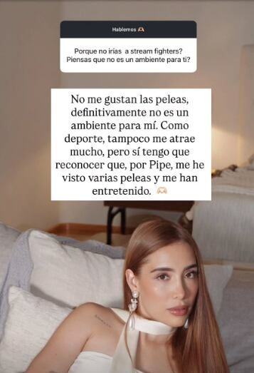 Luisa Fernanda W confesó si participaría en Stream Fighters.