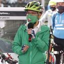 Claudia López dice que el corredor verde de la Séptima es cambiar humo por vida/Foto: Alcaldía de Bogotá