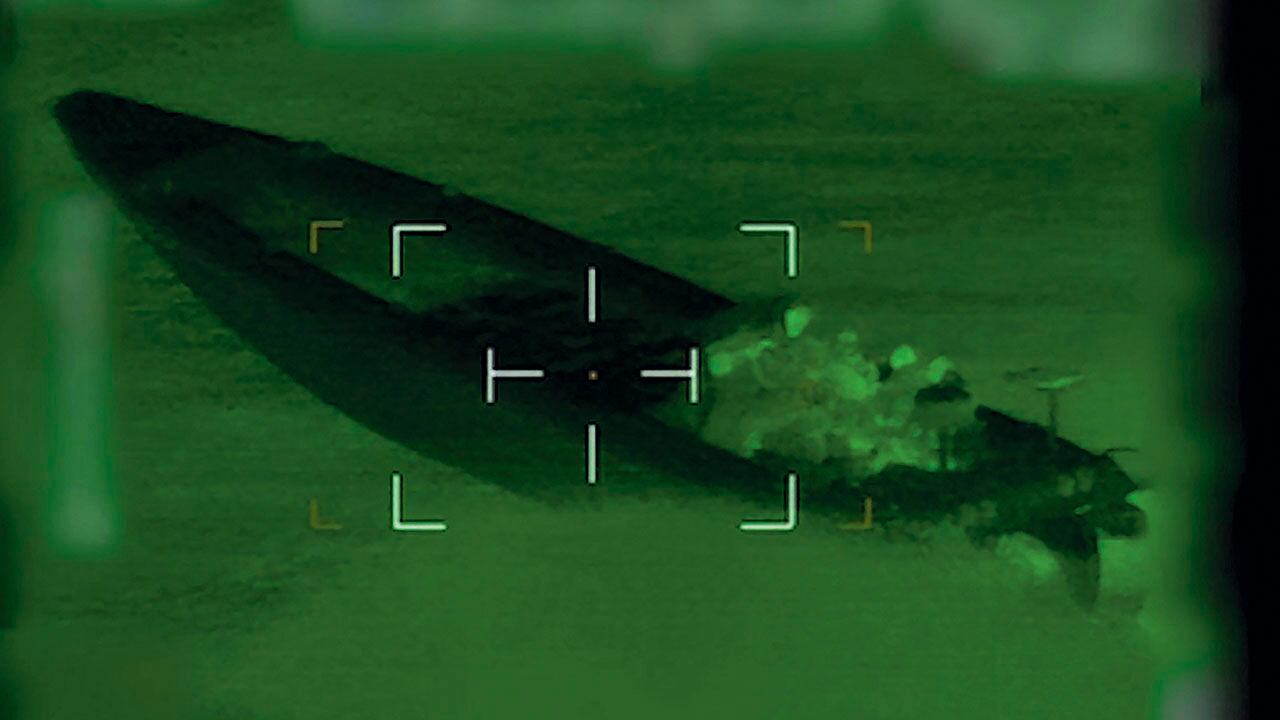 Todas las embarcaciones bombardeadas transportaban droga, según el Gobierno de Trump.