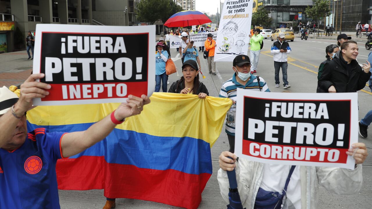 Así avanza la jornada de manifestaciones en contra del Gobierno de Petro.