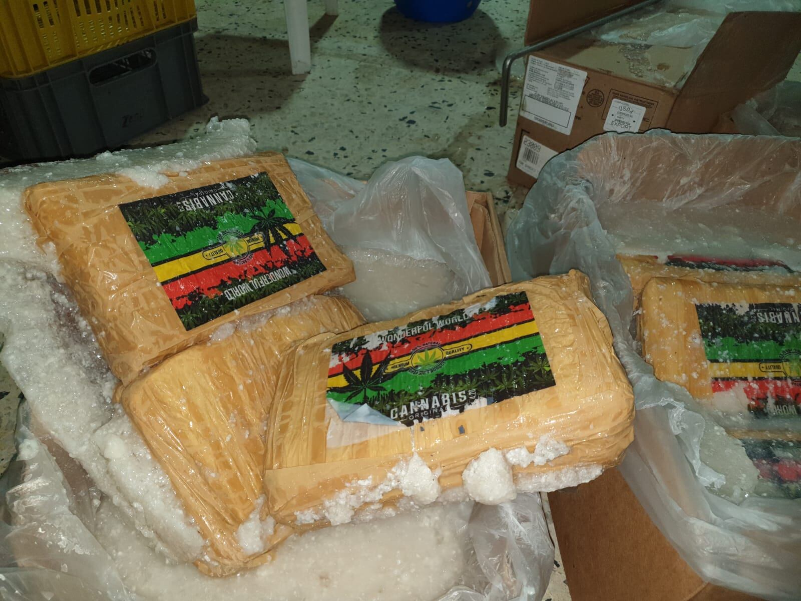 Los paquetes tenían a Panamá como destino principal.