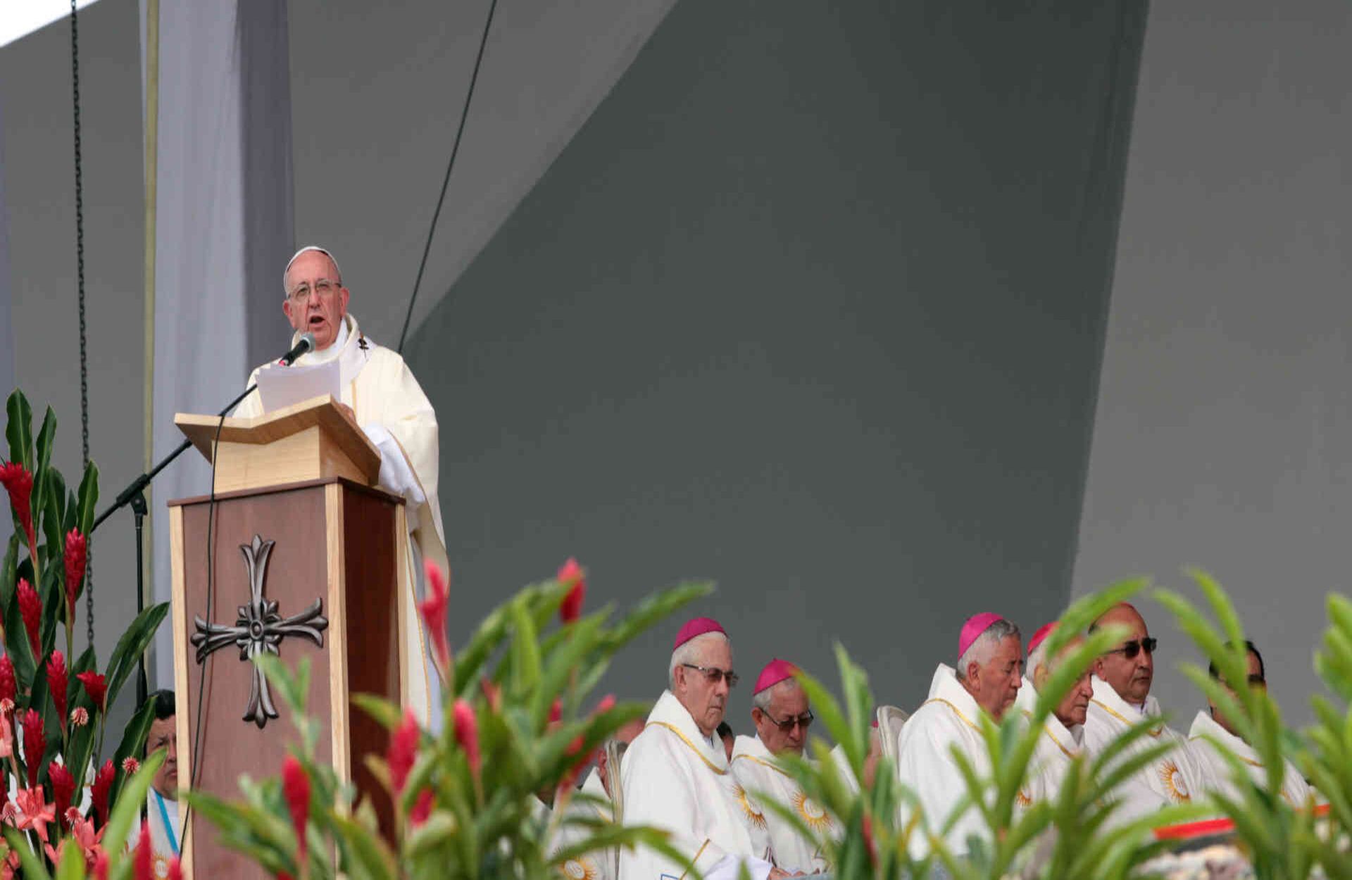 Papa Francisco celebró homilía de beatificación. Foto: Diana Rey// SEMANA.  