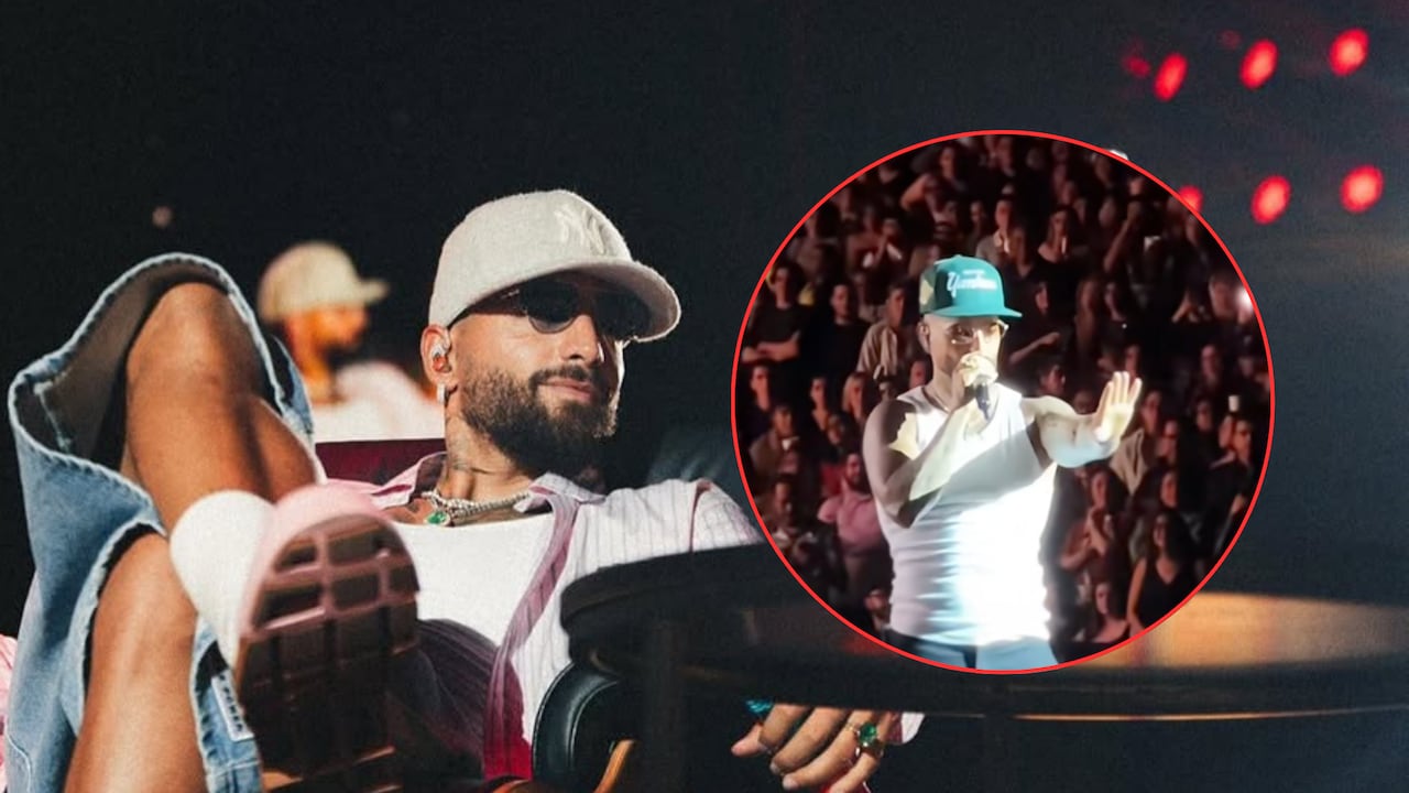 Maluma regañó a mujer en su concierto de México
