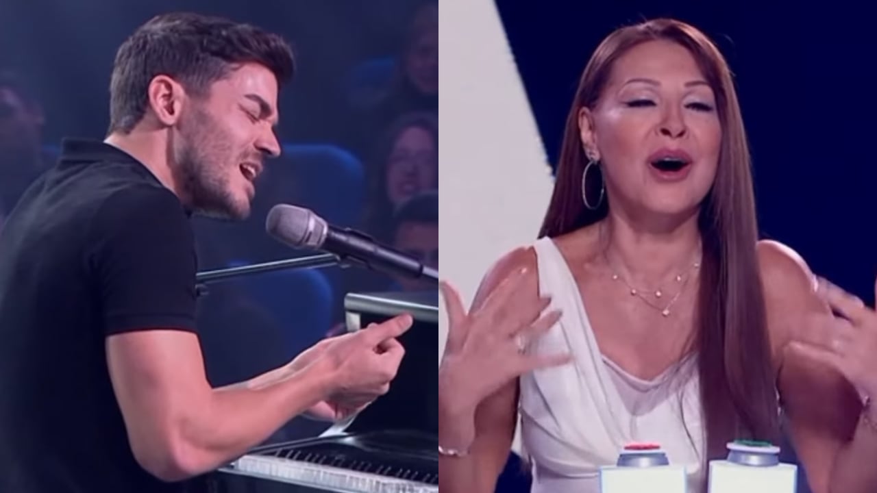 Así reaccionó Amparo Grisales a la última presentación del 'doble' de Pablo Alborán en 'Yo me llamo'.