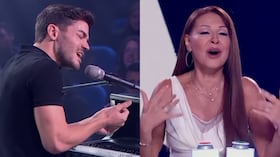 Así reaccionó Amparo Grisales a la última presentación del 'doble' de Pablo Alborán en 'Yo me llamo'.