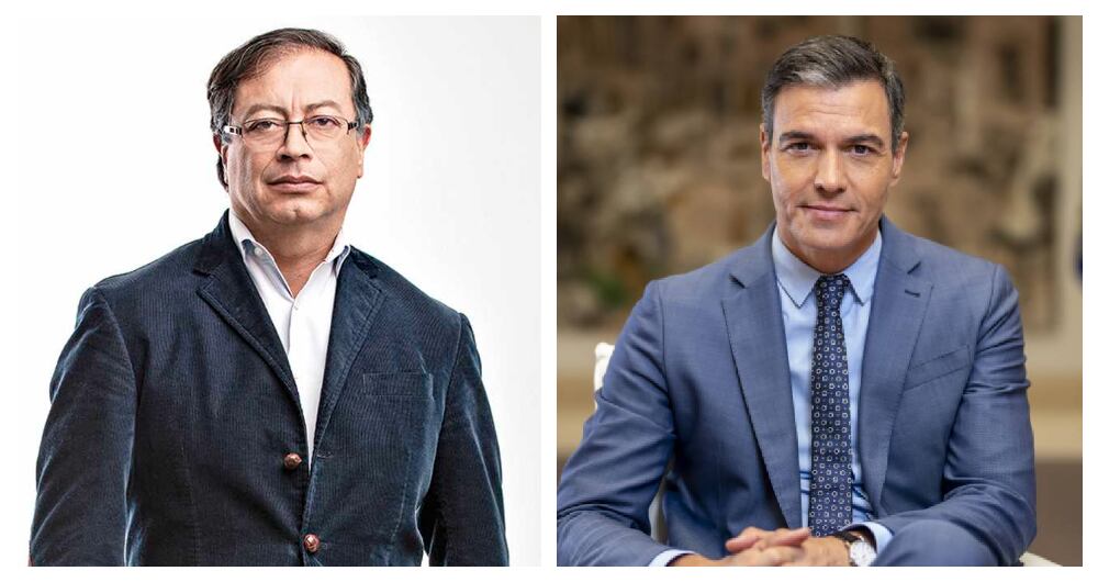 Gustavo Petro se reunirá con Pedro Sánchez en Colombia.