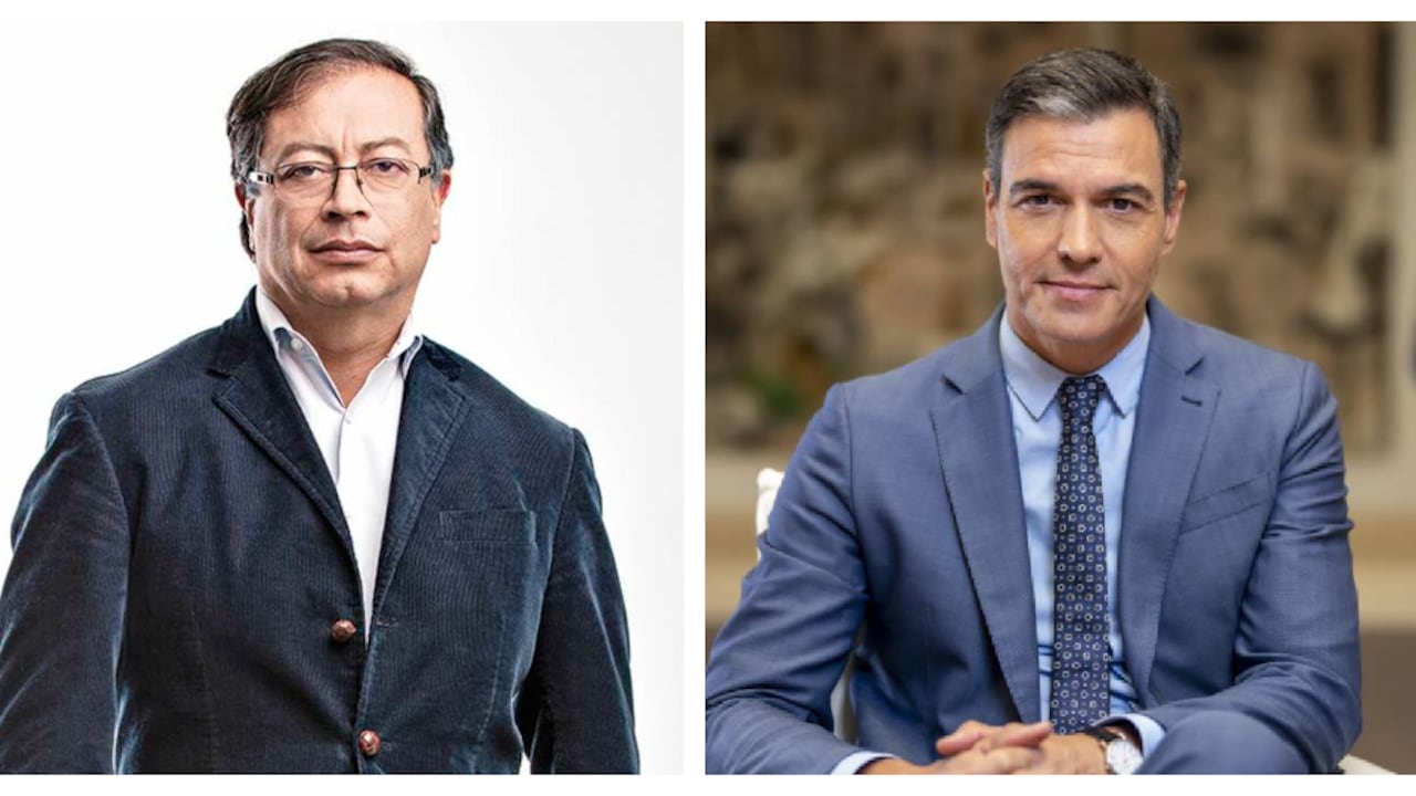 Gustavo Petro y Pedro Sánchez
