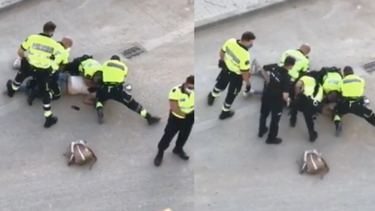 Brutal agresión a Colombiano en España