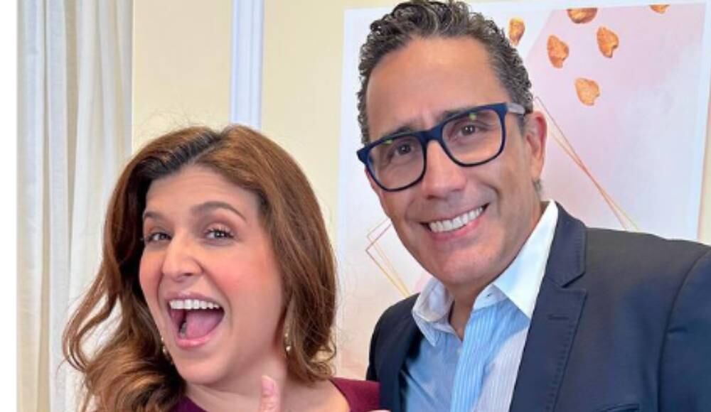 Camilo Montoya y Marcela Sarmiento, expresentadores de Día a día.