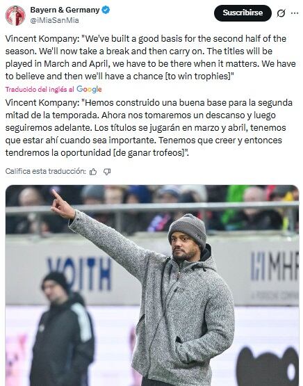 Pantallazo X: @iMiaSanMia