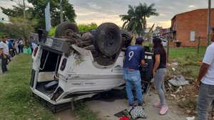 El accidente se presentó en la Avenida Ciudad de Cali.