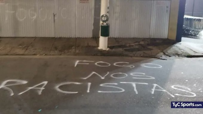 Mensaje de Palmeiras en contra de Boca.