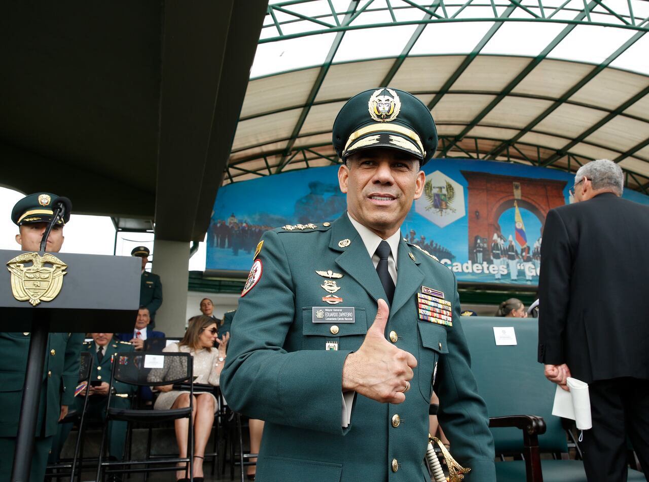General Enrique Zapateiro, comandante del Ejército Nacional de Colombia