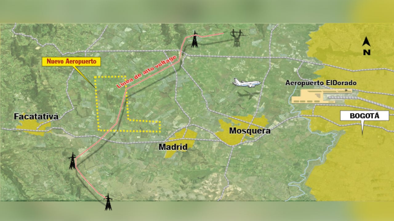 Para que la construcción de El Dorado II no se vea afectada, se necesita que la línea Nueva Esperanza sea desviada entre cuatro y seis kilómetros.