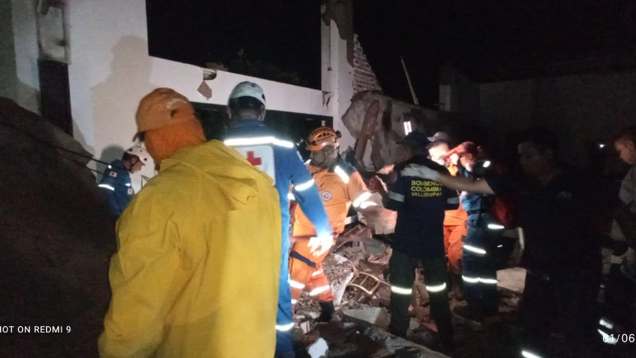Imagen de la emergencia en dicha boda en Valledupar.