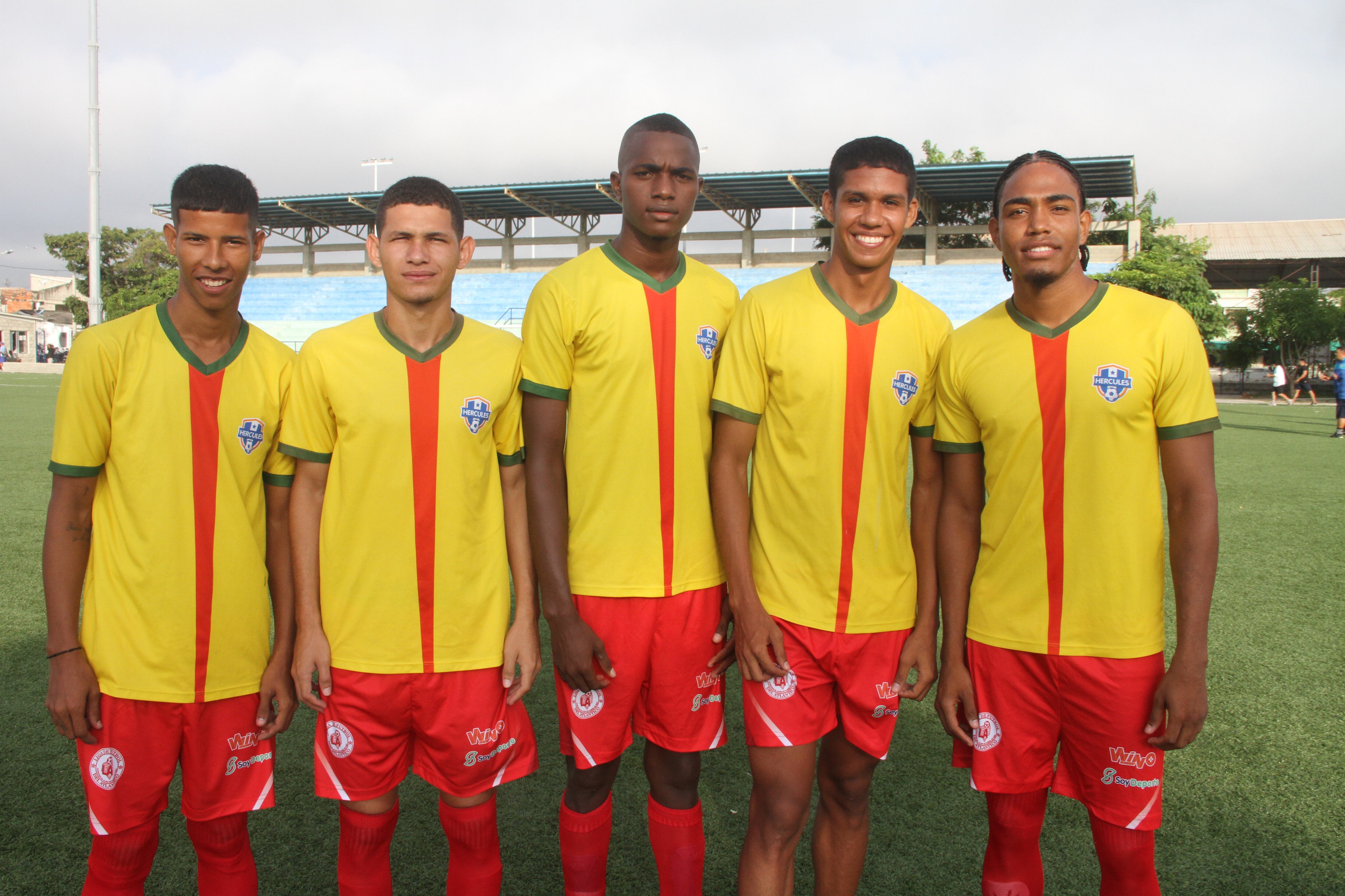 Hanner Vega, Andrés Buelvas, Didier Marqués, Sebastián Sánchez, , Owen Barrios.