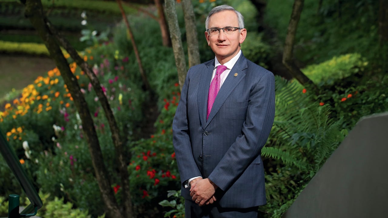 Hernando Parra Nieto, rector de la Universidad Externado de Colombia.