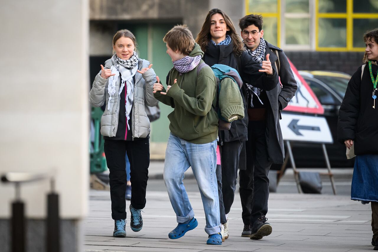 Se declararon inocentes de violar la Ley de Orden Público en noviembre de 2023. (Foto de Leon Neal/Getty Images)