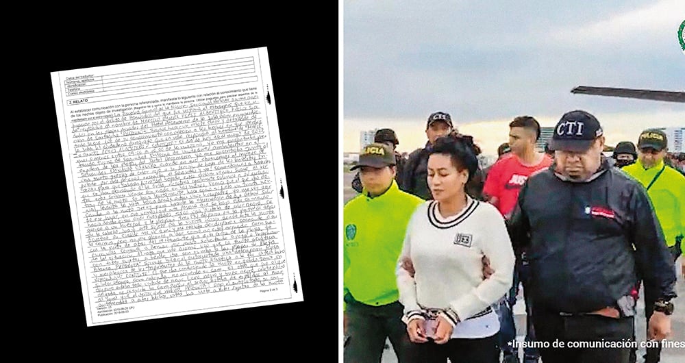   La justicia de Estados Unidos y la DEA ofrecen cinco millones de dólares por quien dé información de los asesinos. En la foto, la declaración de testigos.