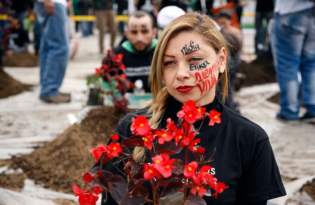 Andrea Bautista. Sobrina de Nydia Erika Bautista que es un símbolo de lucha contra la desaparición forzada. Foto: León Darío Peláez / SEMANA 