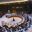 La intervención se da con ocasión de los 6 meses desde el inicio de la invasión de las tropas rusas.