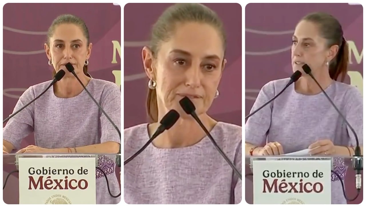 Claudia Sheinbaum durante el evento público