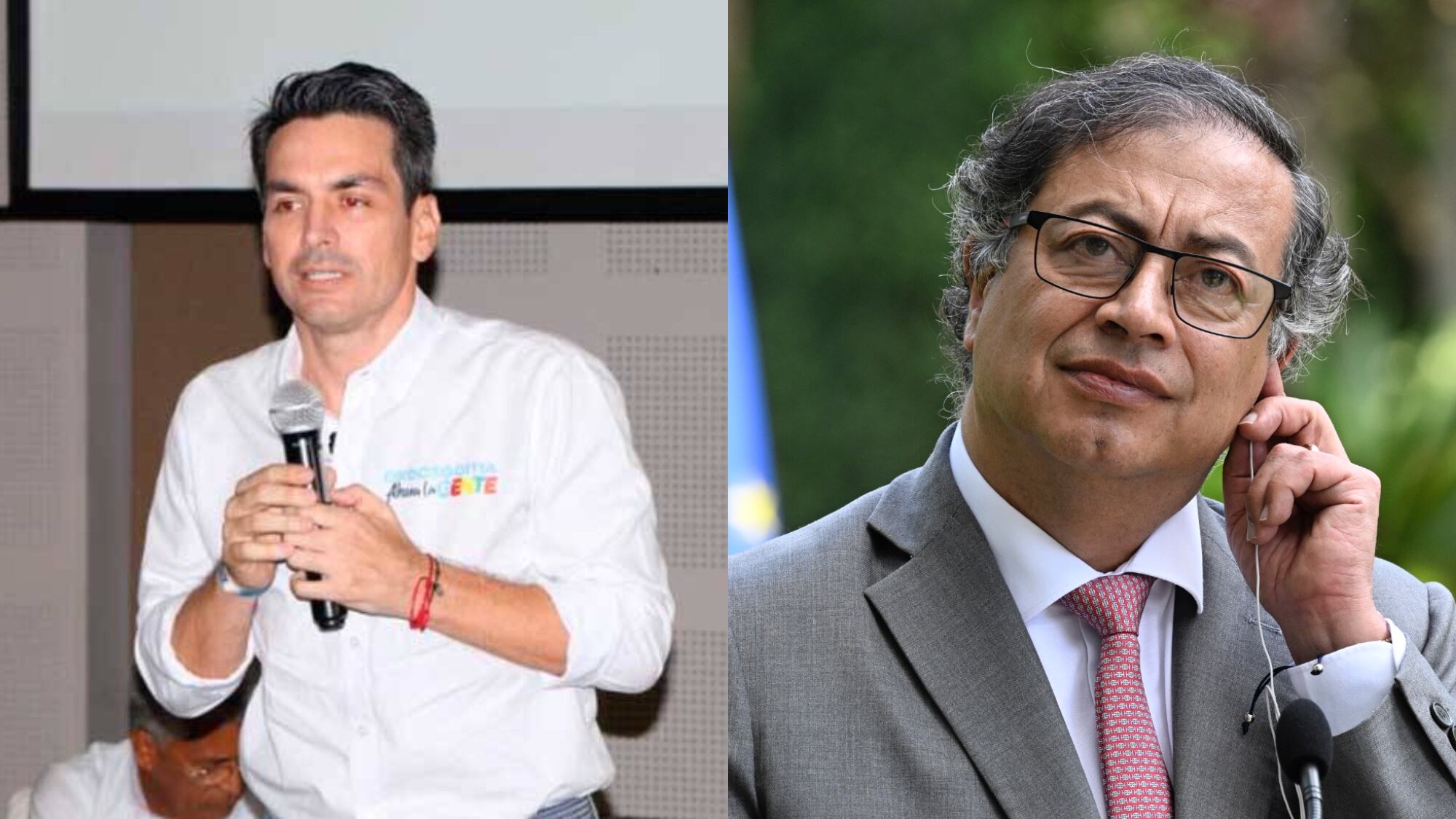 Carlos Ordosgoitia y Gustavo Petro.