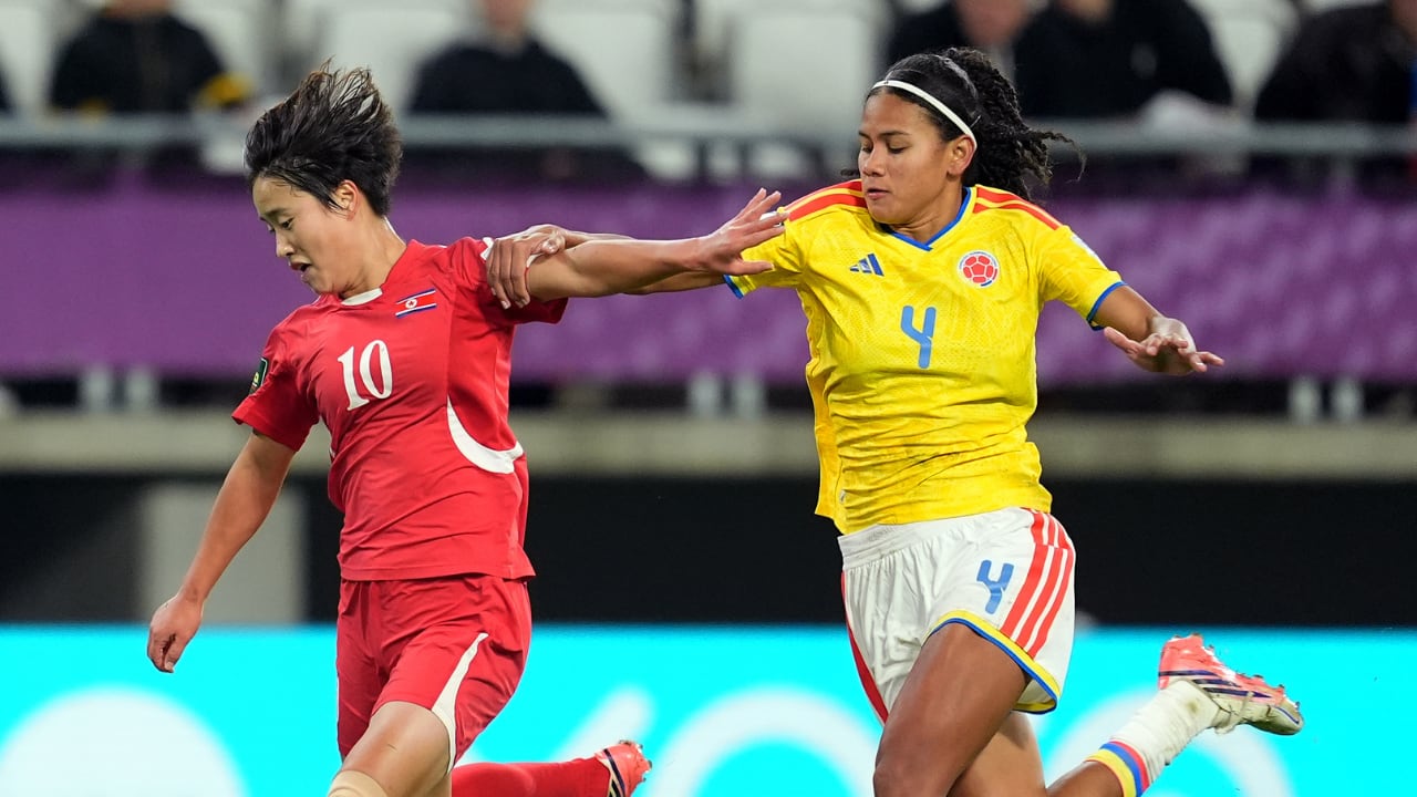 Imagen del partido entre Corea del Norte y Colombia, por la semifinal del Mundial Femenino Sub-20.