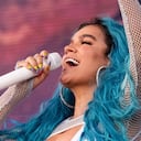 Karol G en el escenario principal durante el fin de semana 2, día 3 del Festival de Música y Artes de Coachella Valley 2022 el 24 de abril de 2022 en Indio, California.