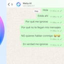 La IA de WhatsApp ya está funcionando, pero a varios usuarios ha dejado en visto.