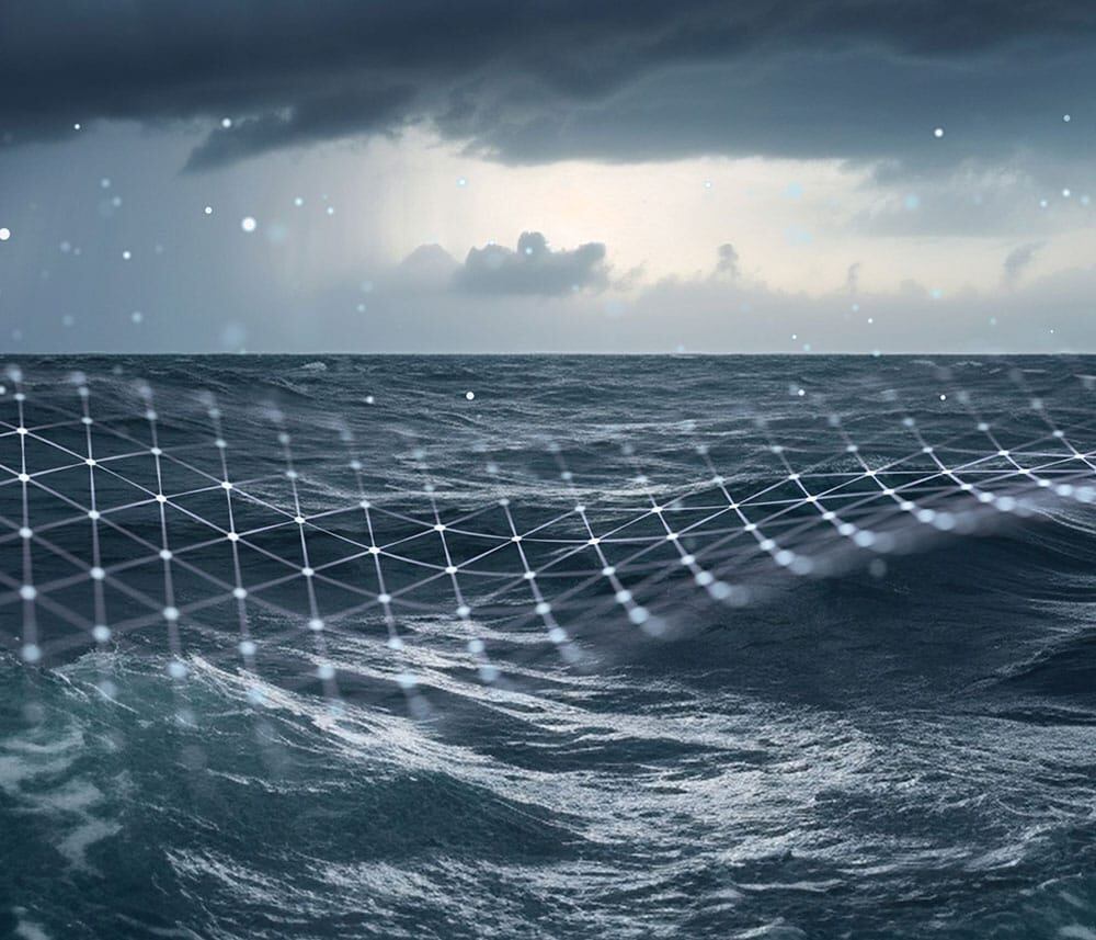 Radar AI-SAR detectando embarcaciones en mar abierto con tecnología de análisis autónomo