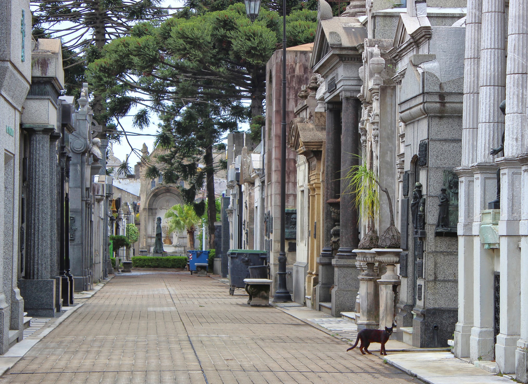 Cementerio La Recoleta, en Buenos Aires.