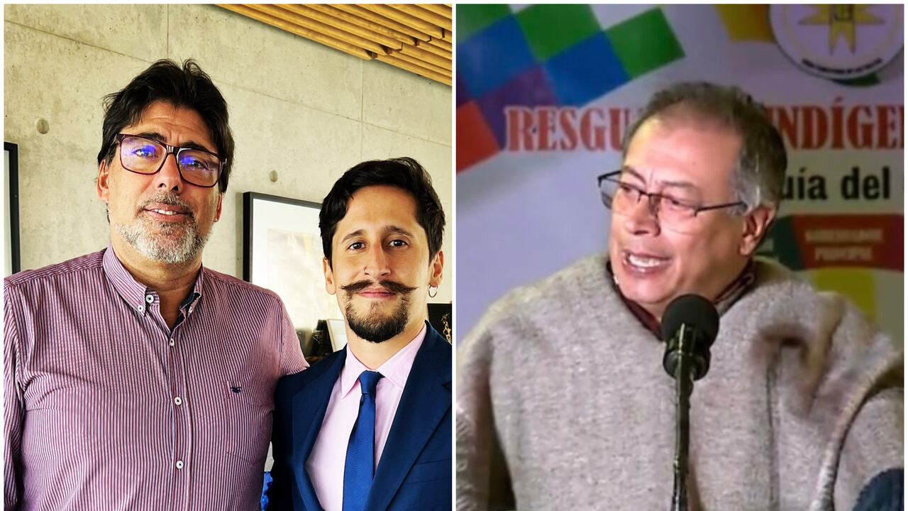 Daniel Jaude, Sebastián Guanumen y el presidente Gustavo Petro