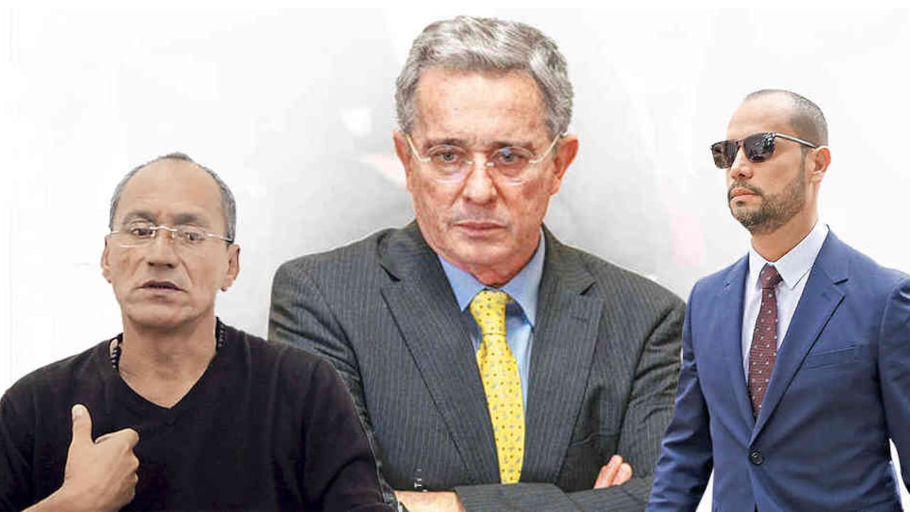 Carlos Enrique Vélez, Álvaro Uribe y Diego Cadena
