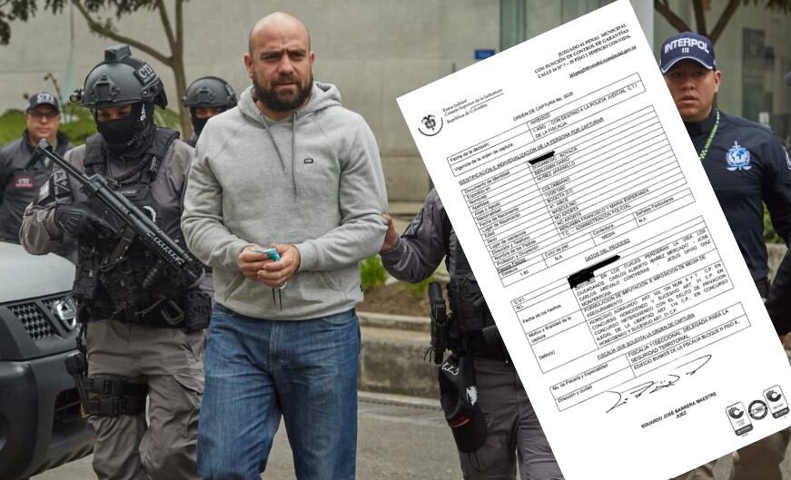 Esta es la orden de captura en contra del coronel Benjamín Núñez. Se completó el traslado del excomandante operativo de la Policía en Sucre a la cárcel de Picaleña en Ibagué. El oficial fue capturado por el homicidio de tres jóvenes.