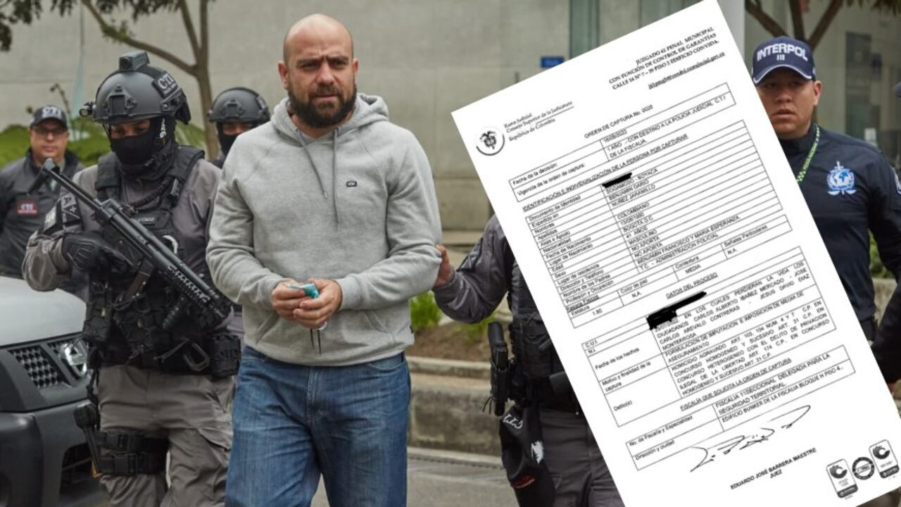 Esta es la orden de captura en contra del coronel Benjamín Núñez. Se completó el traslado del excomandante operativo de la Policía en Sucre a la cárcel de Picaleña en Ibagué. El oficial fue capturado por el homicidio de tres jóvenes.