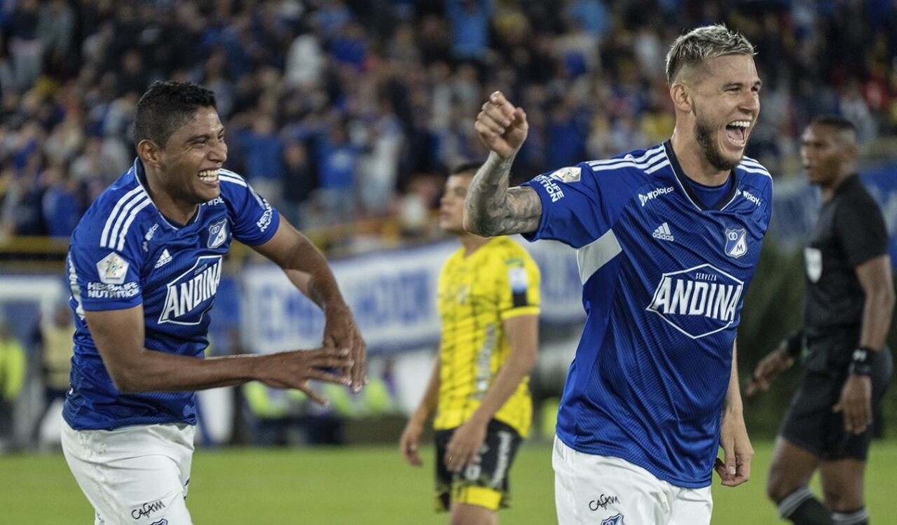 Juan Pablo Vargas anotó doblete en el triunfo azul ante Alianza.