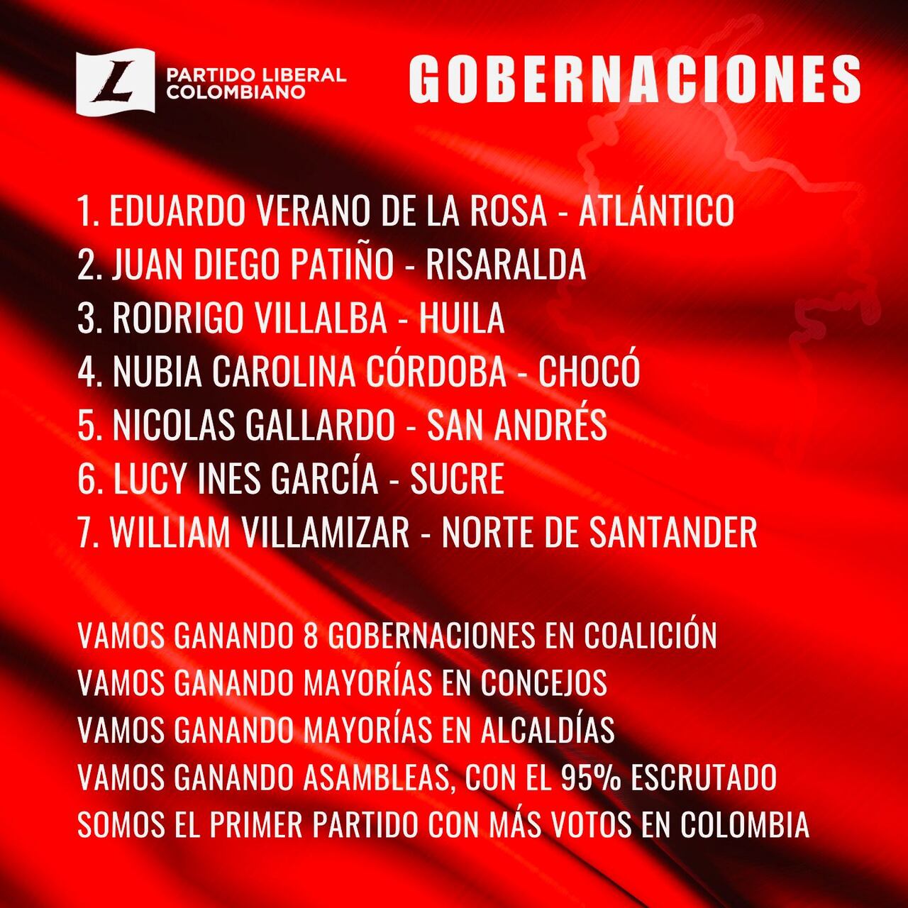 Gobernaciones liberales