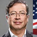 Gustavo petro bandera de Estados Unidos