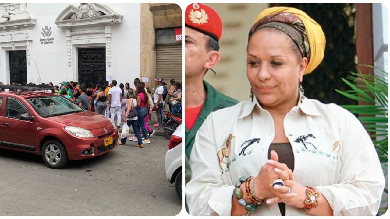 Filas en Cartagena por cobro de Renta Ciudadana. Piedad Córdoba.