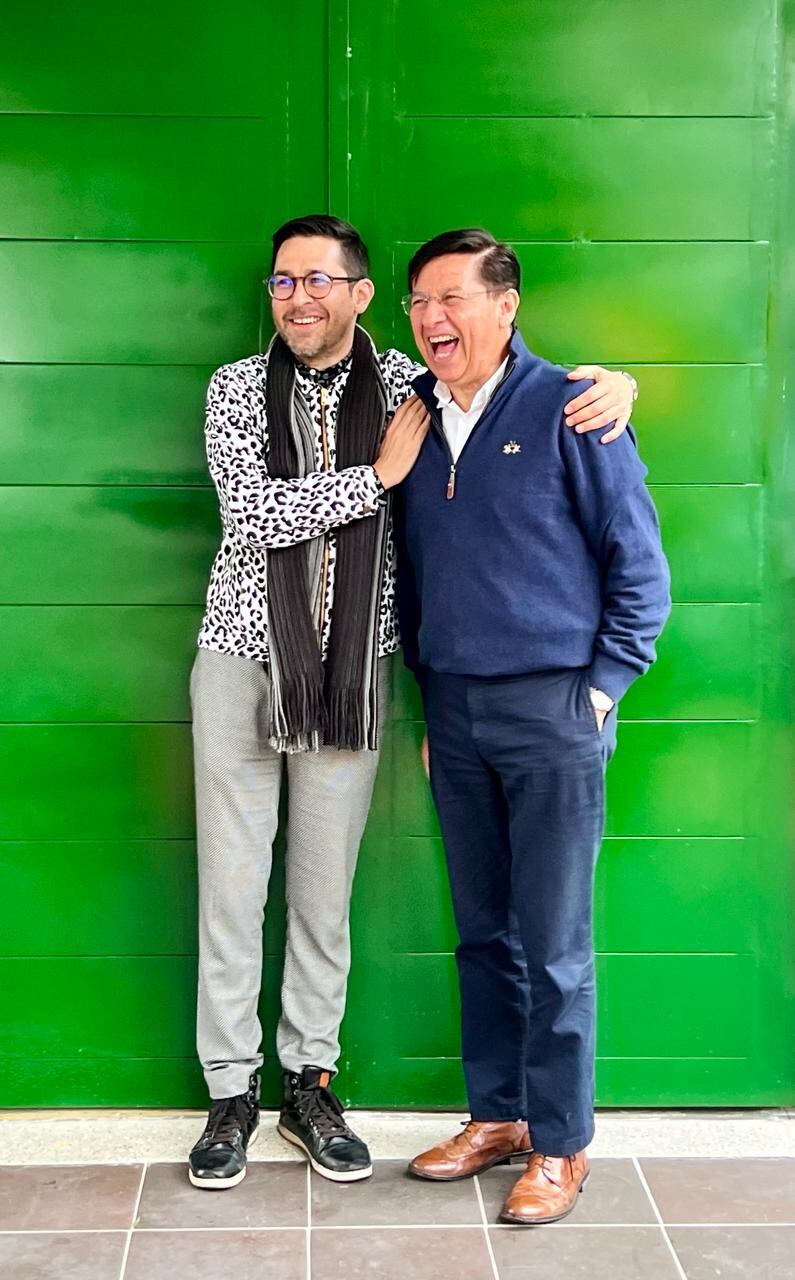 Juan Álvarez y su papá Fernando Álvarez